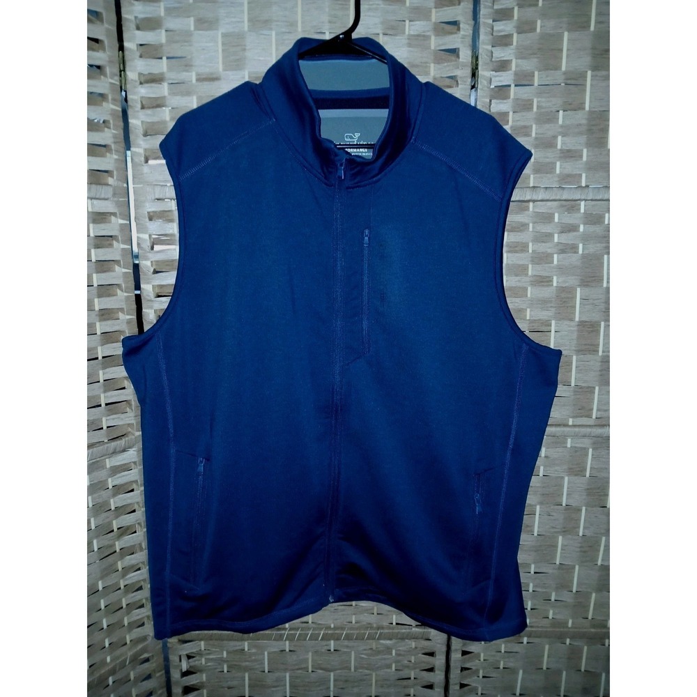 Vineyard Vines Performance Men's Navy Blue Vest Size XL